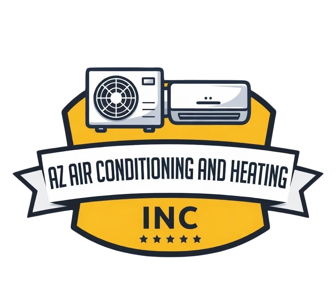 AZ Air Conditioning and logo