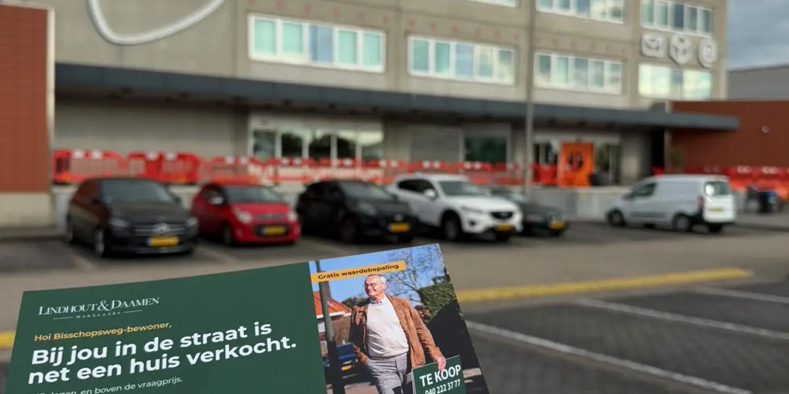 Direct-mailkaarten bij een PostNL-locatie