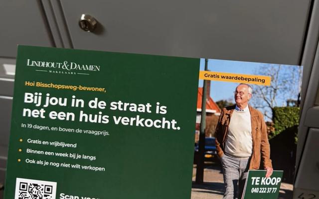 Buurtkaart van Lindhout & Daamen: 'Hoi Bisschopsweg-bewoner, bij jou in de straat is net een huis verkocht'