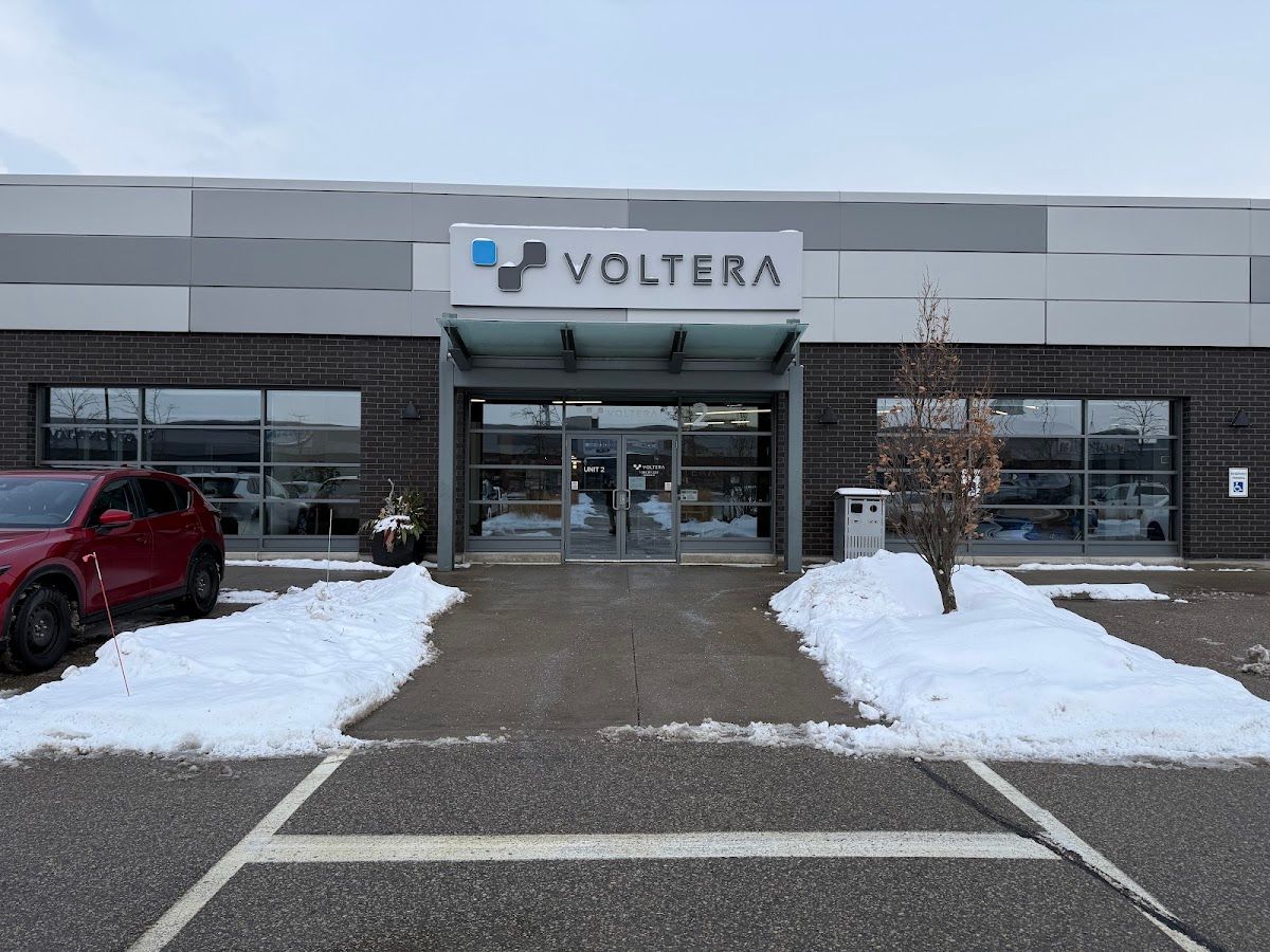Voltera photo printed on a personalized direct mail postcard