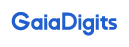 GaiaDigits logo on a personalized direct mail postcard