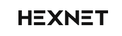 HEXNET logo on a personalized direct mail postcard