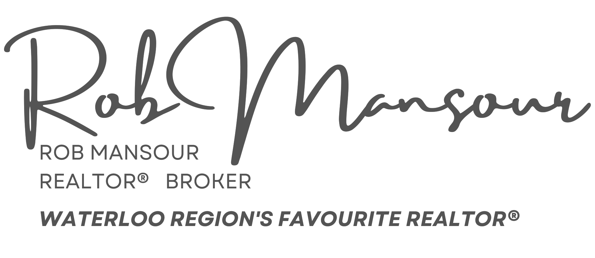 Realtor Rob Mansour logo