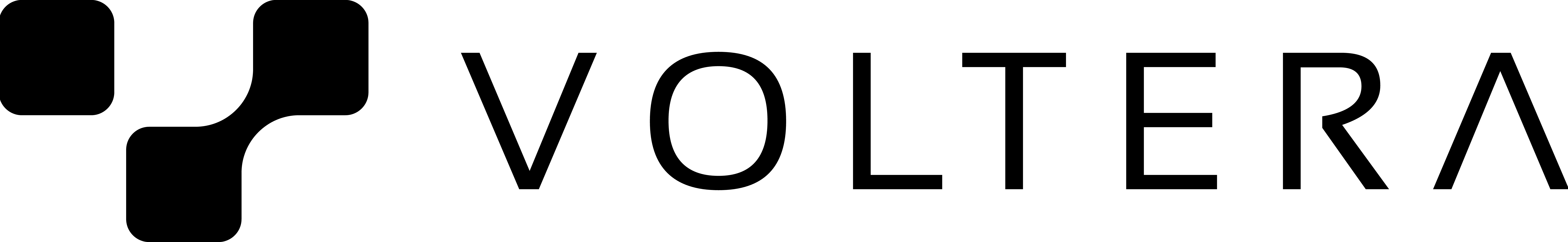 Voltera logo on a personalized direct mail postcard