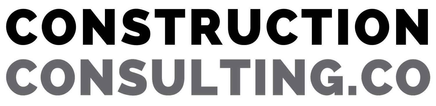 Construction Consulting logo on a personalized direct mail postcard