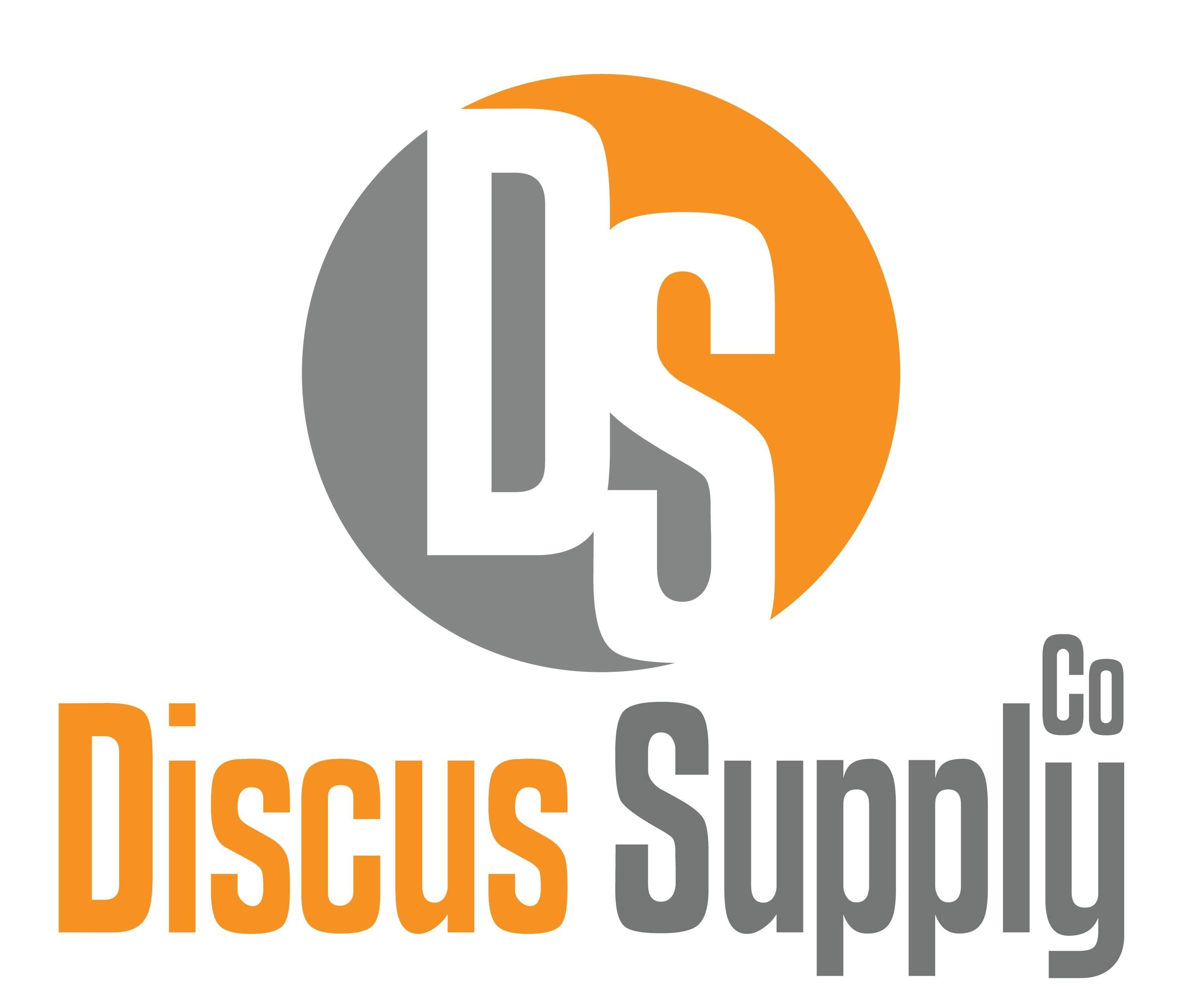 Discus Supply Co logo on a personalized direct mail postcard