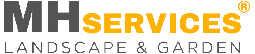MH Services Landscaping & logo