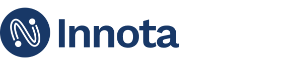 Innota.ai logo on a personalized direct mail postcard