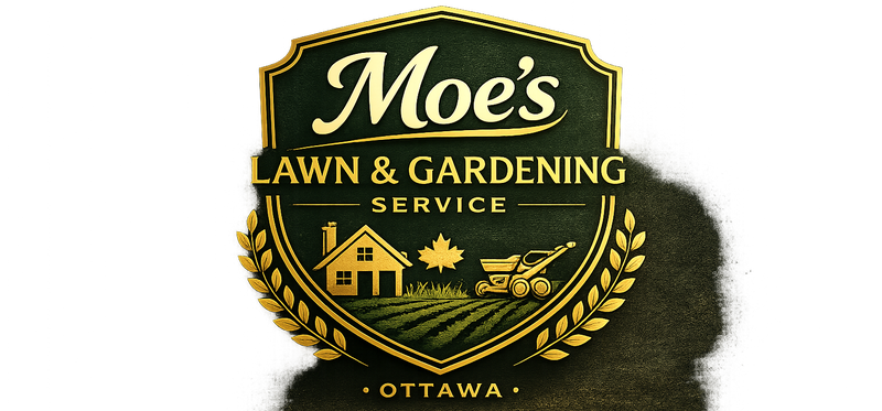 Moe's Lawn & Gardening logo