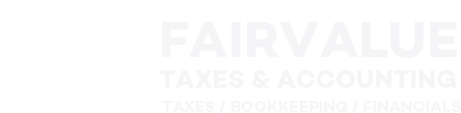Fair Value Taxes & logo