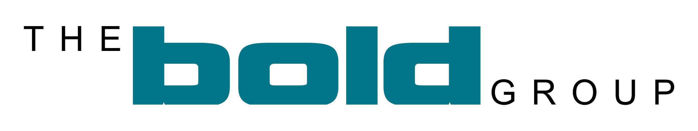 The Bold Group logo on a personalized direct mail postcard