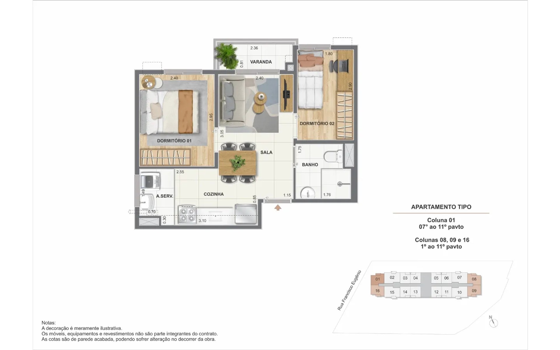Residencial Cartola II — planta 2