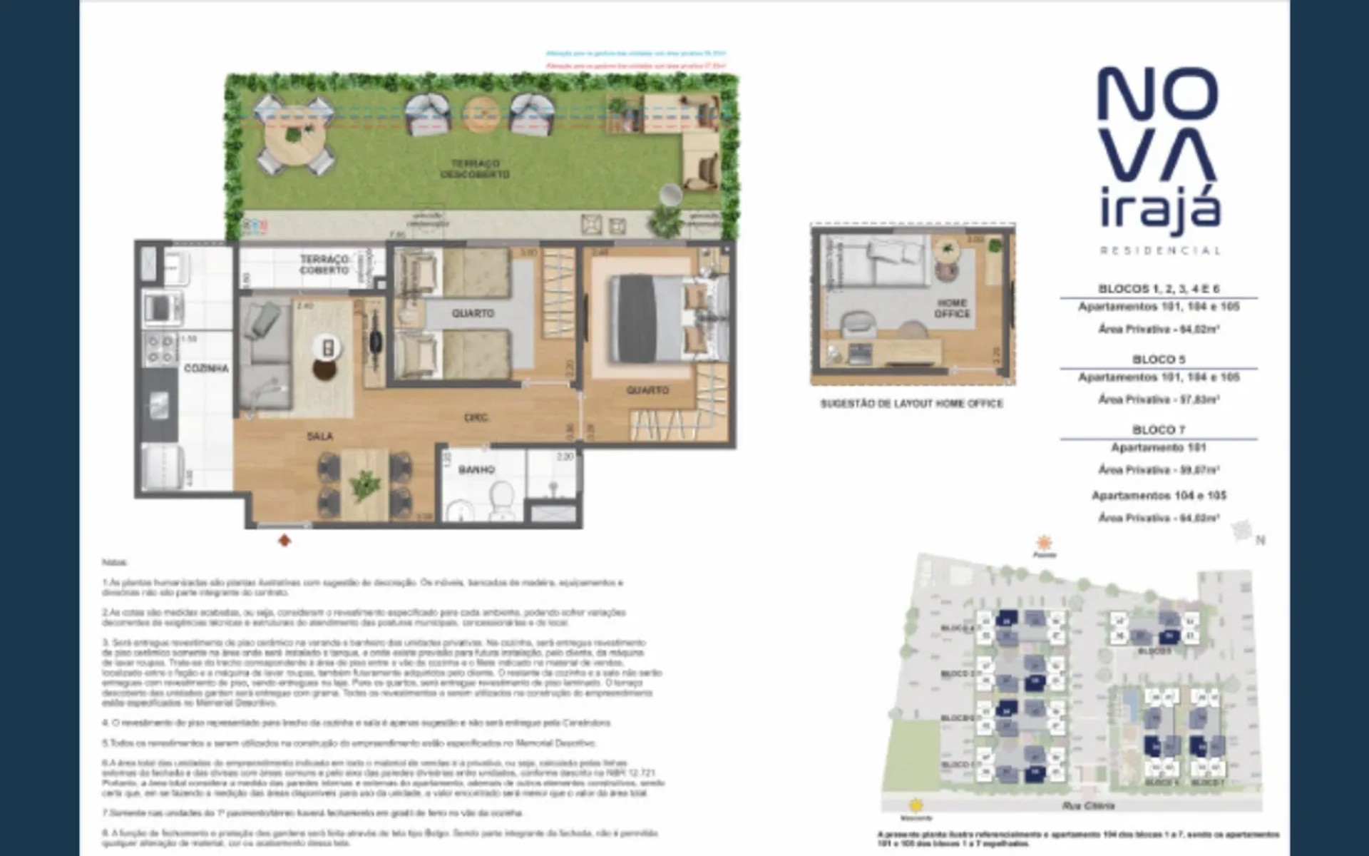 Nova Irajá Residencial — planta 4