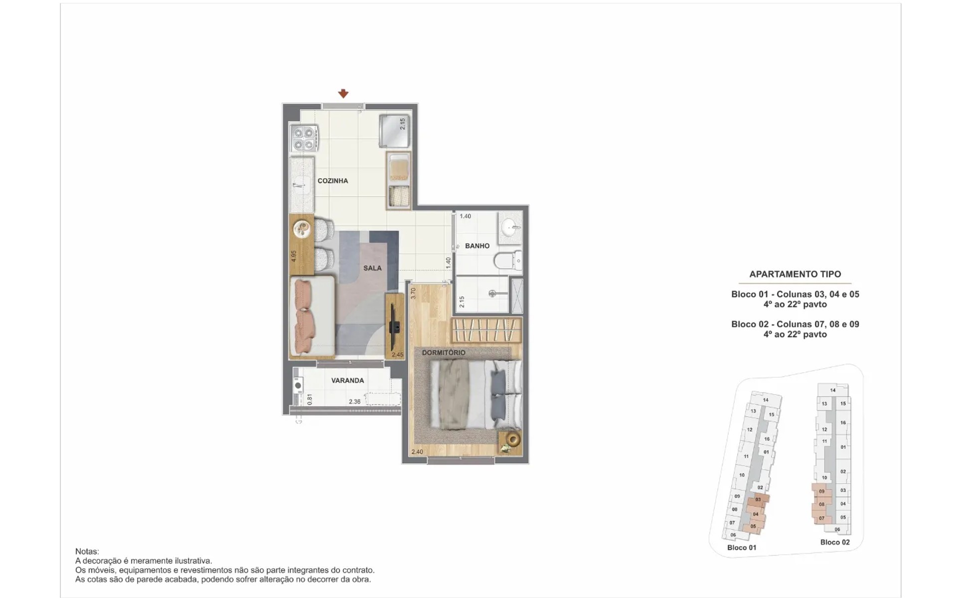 The Pier Residencial — planta 2