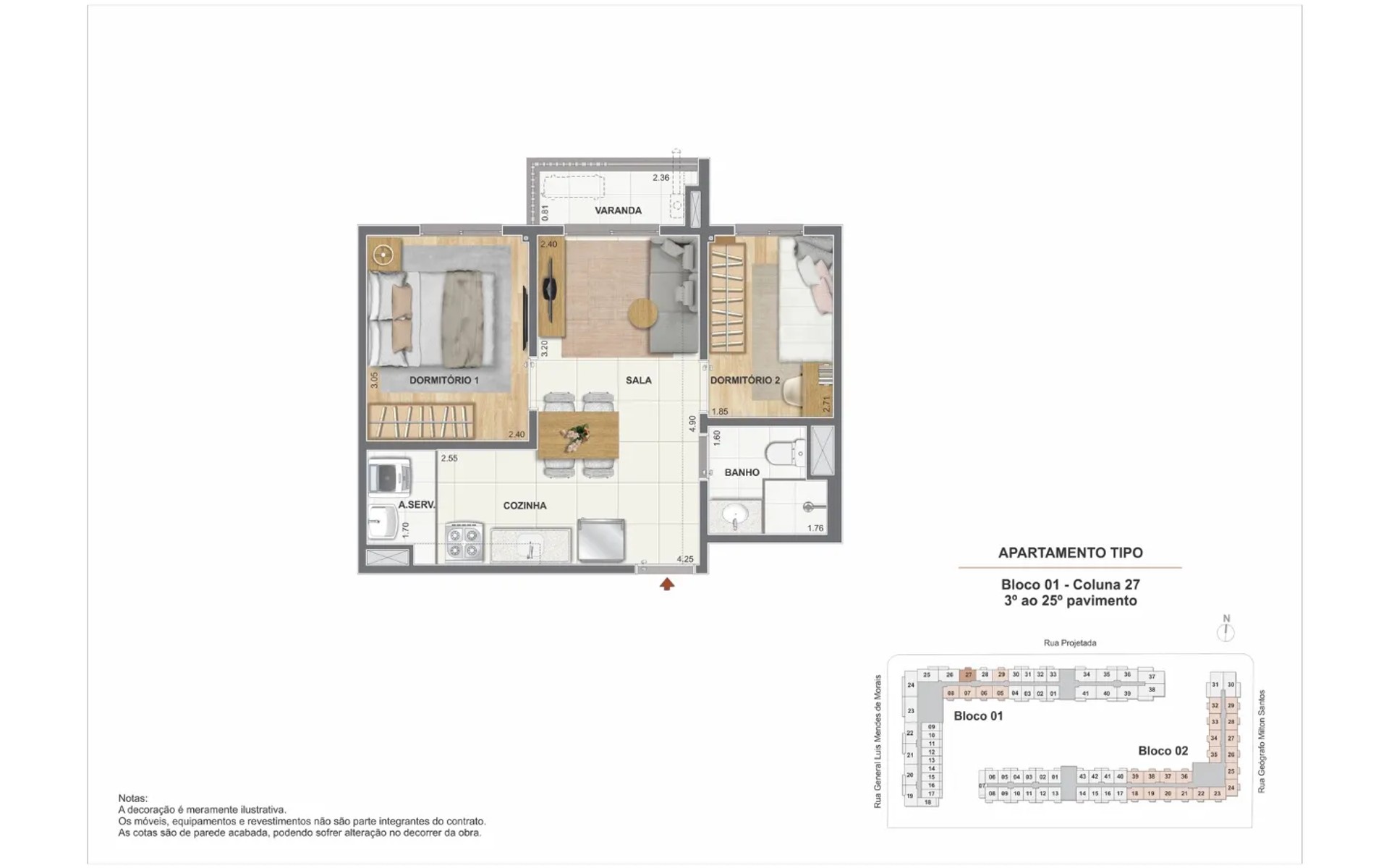 Residencial Pixinguinha - Condomínio Carinhoso — planta 6