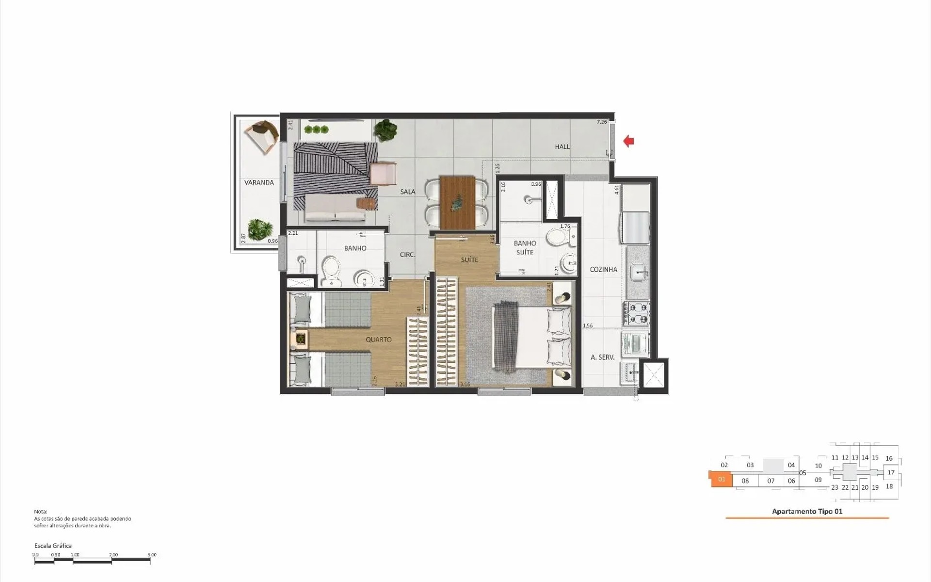 Alto São Cristóvão — planta 3