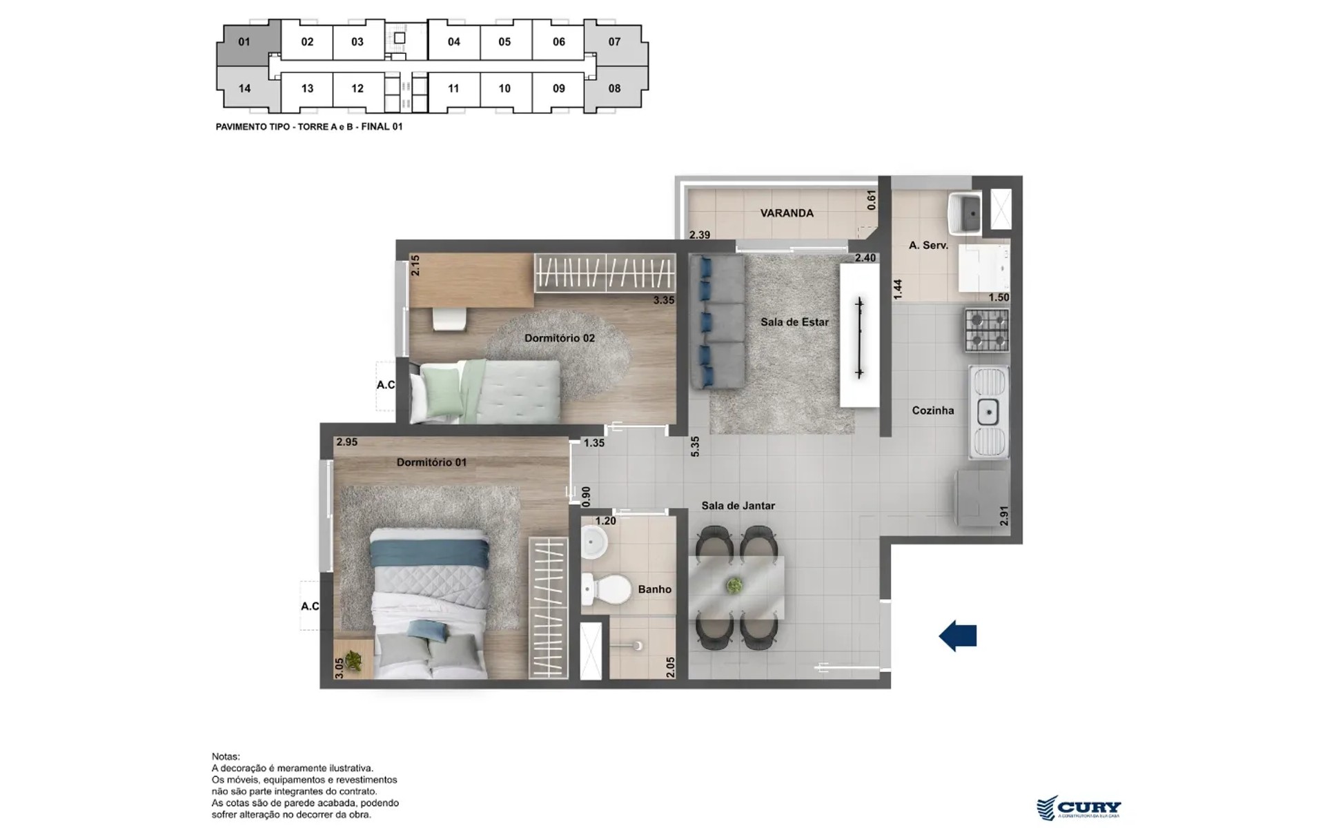 Connect Bonsucesso — planta 4