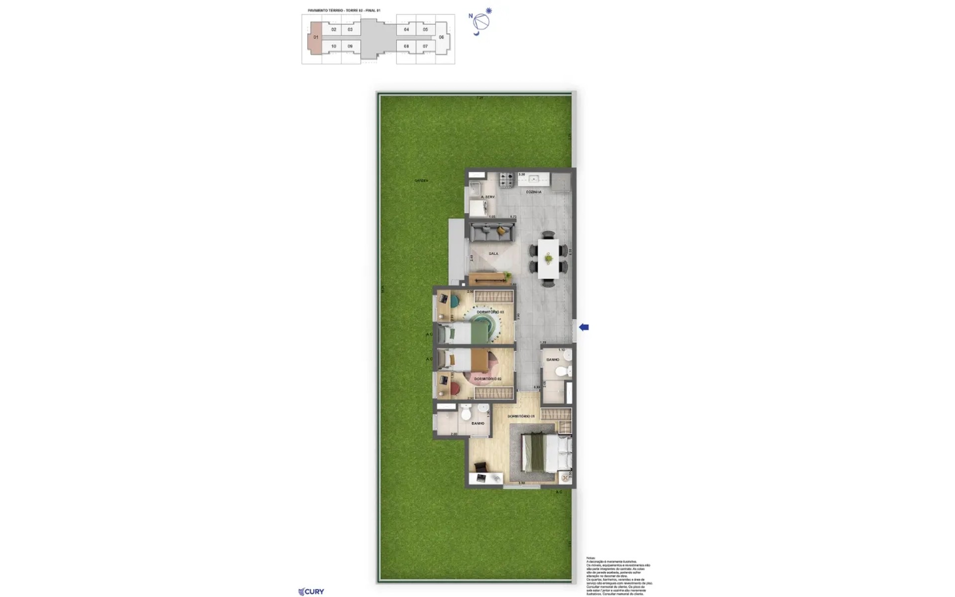 Nova Norte - Raízes — planta 9