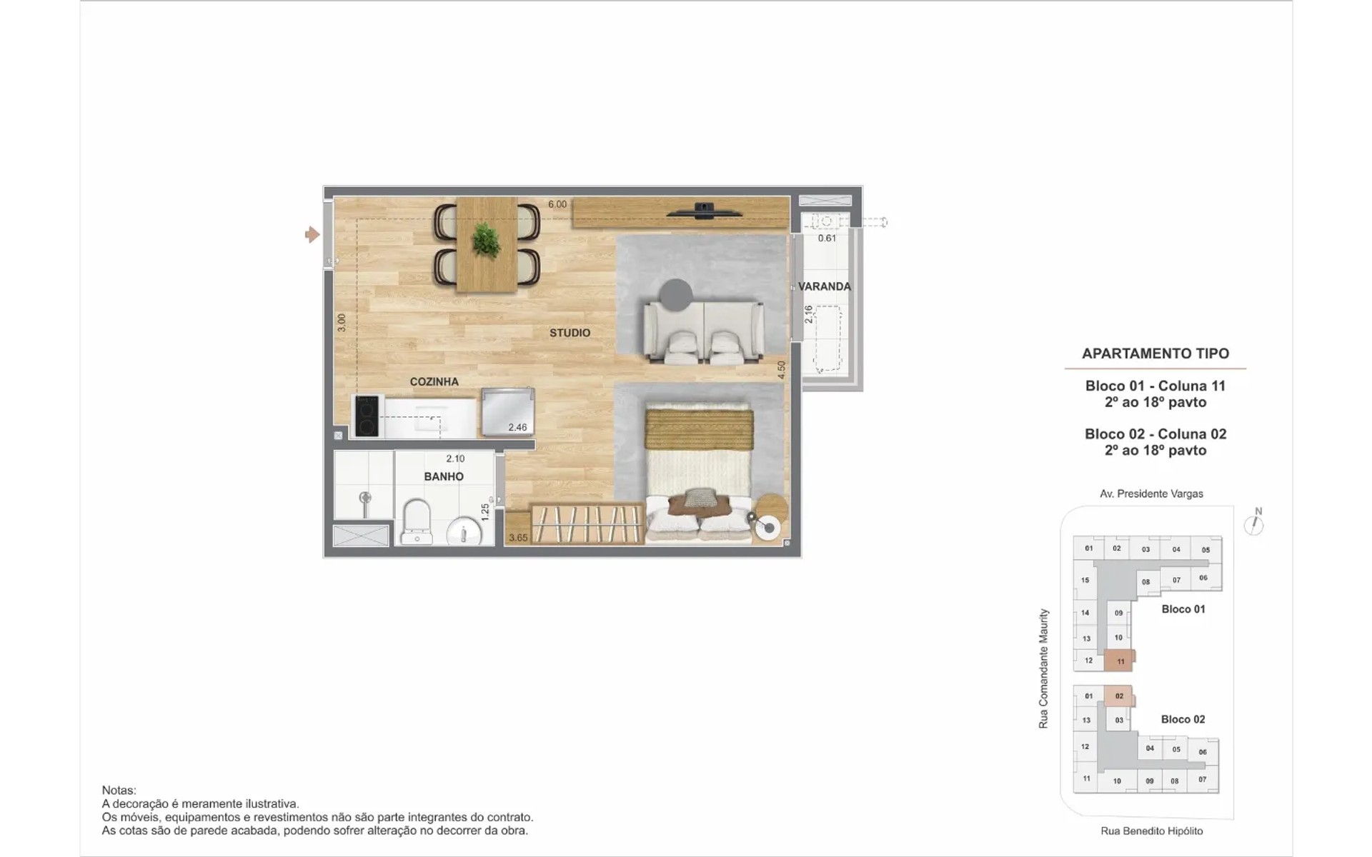 Saudosa Praça Onze Residencial — planta 4