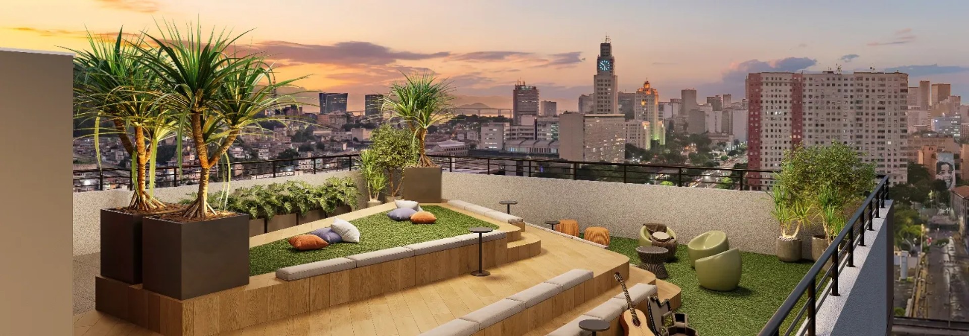 Saudosa Praça Onze Residencial — fachada