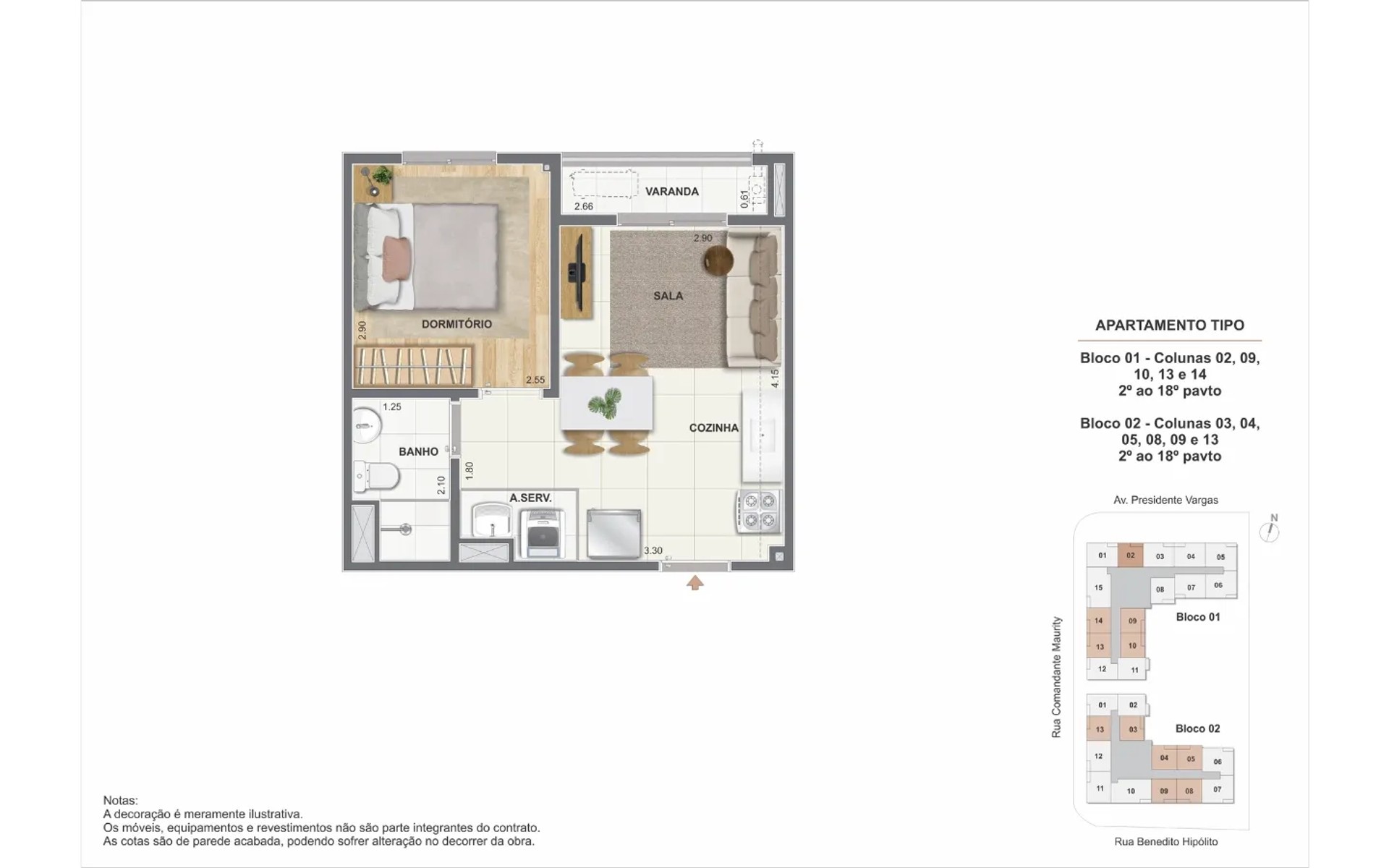 Saudosa Praça Onze Residencial — planta 5