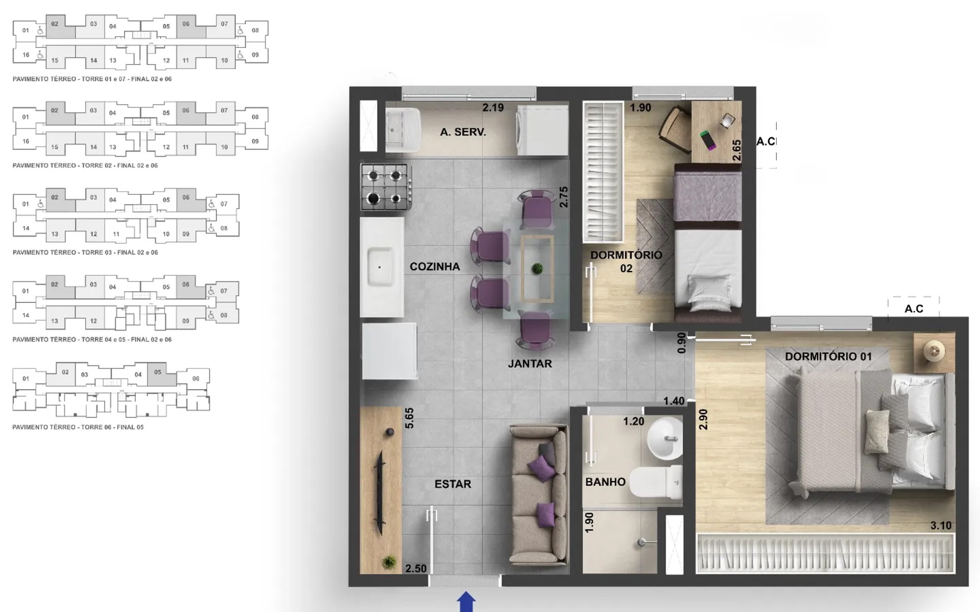 Completo Parque Brito III — planta 3