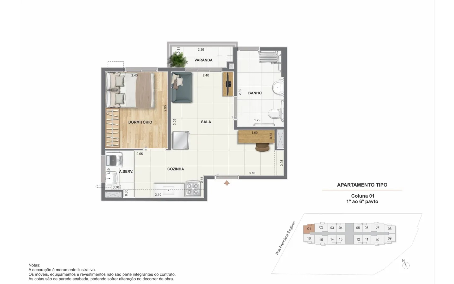 Residencial Cartola II — planta 4