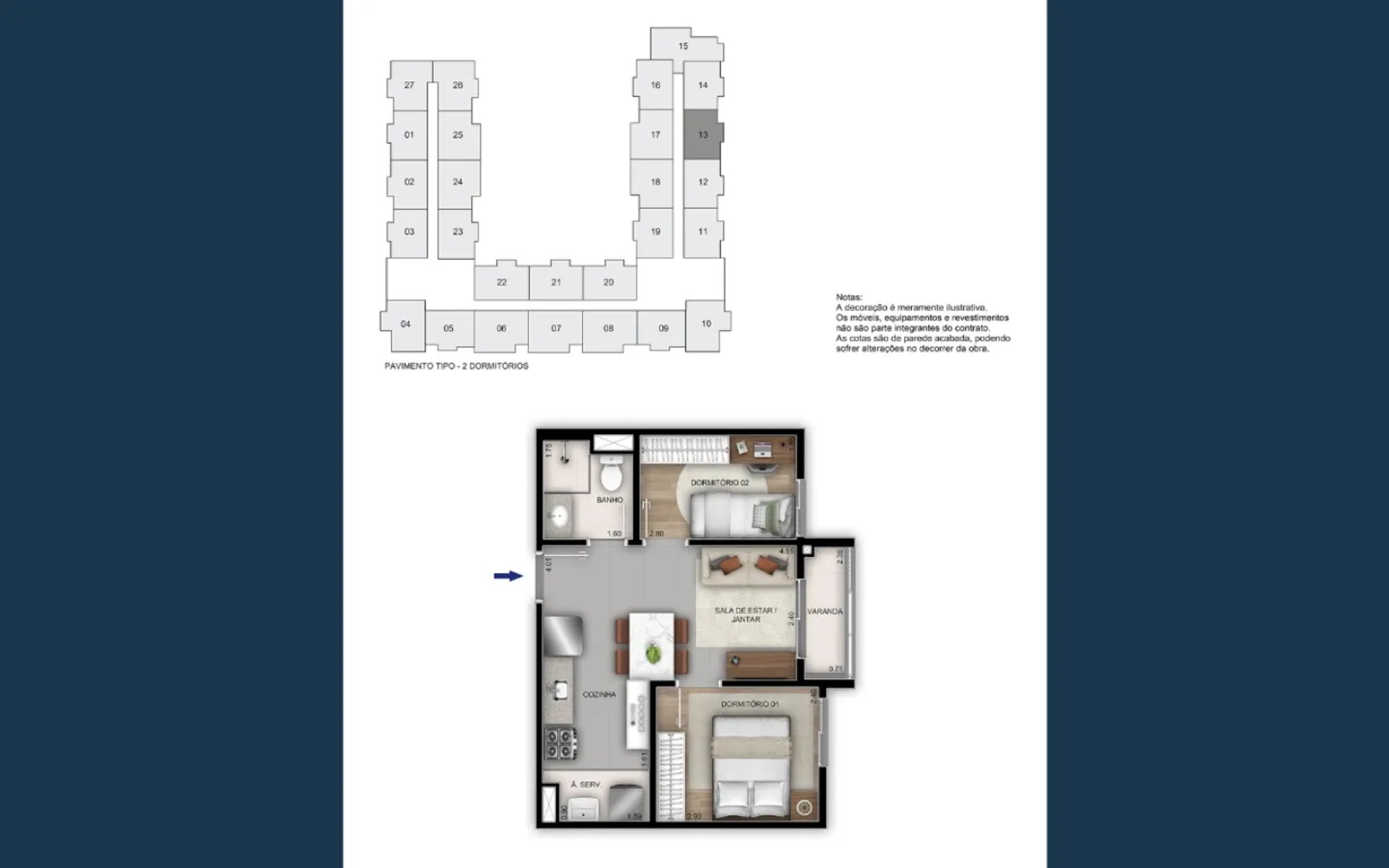 Residencial Porto Maravilha — planta 2