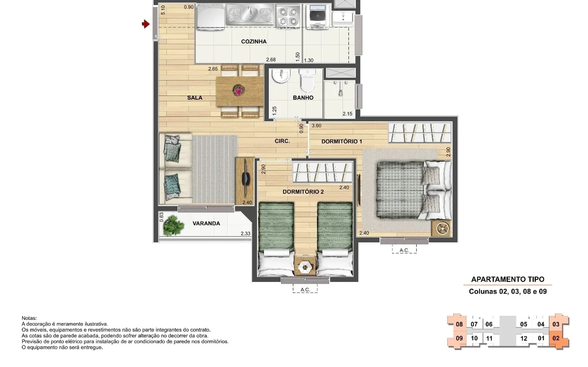 Urban Zona Norte — planta 3