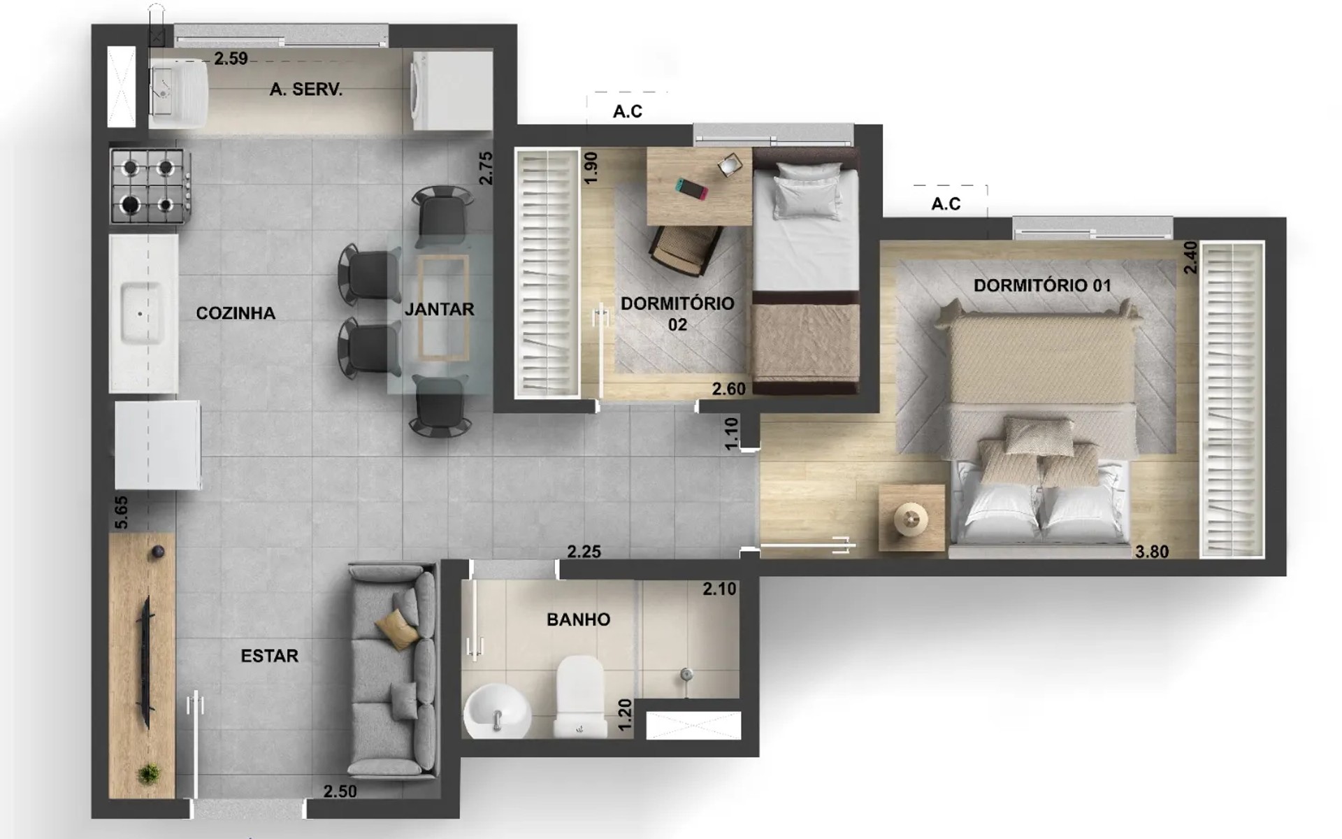Completo Parque Brito III — planta 4