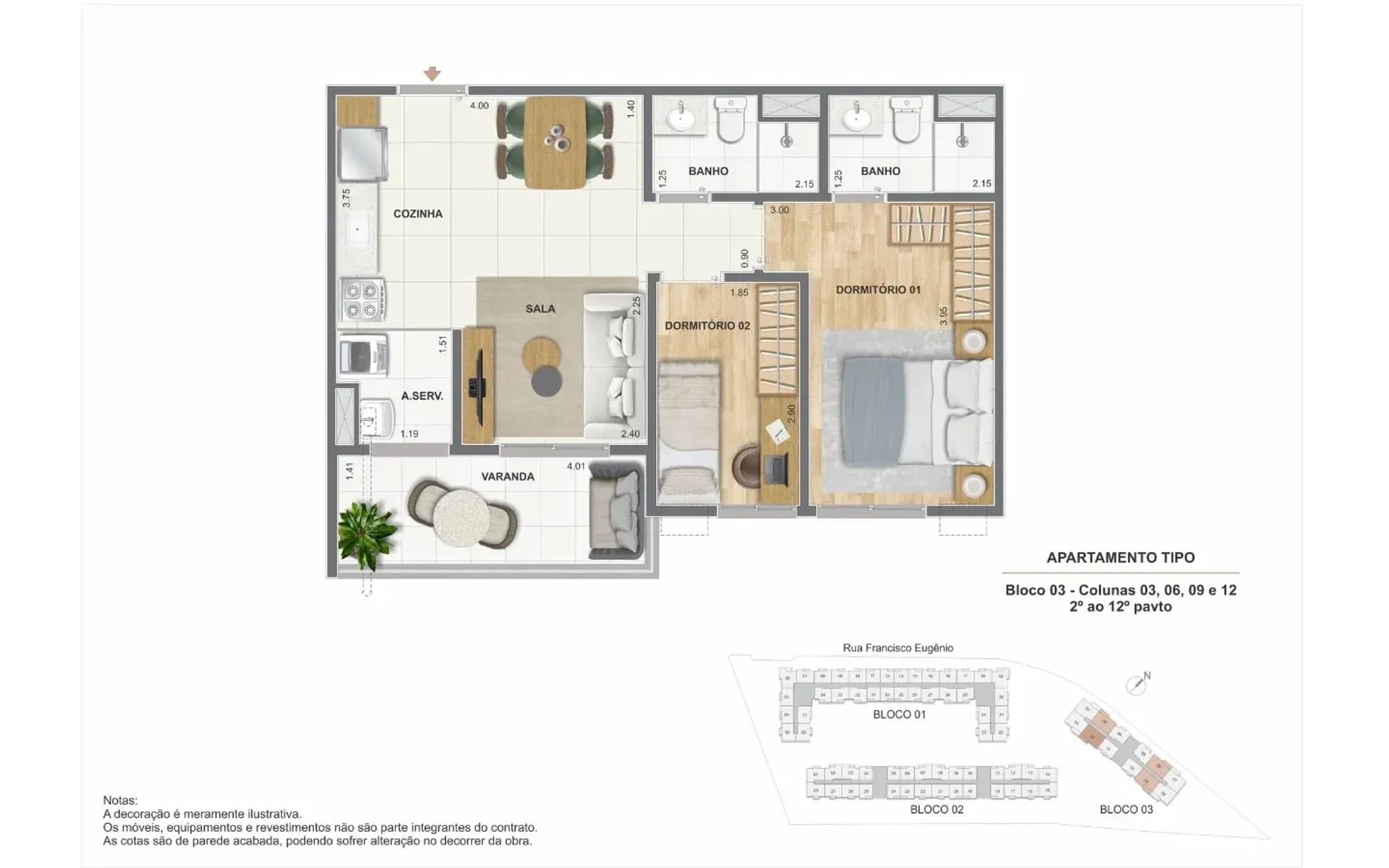Residencial Cartola — planta 1