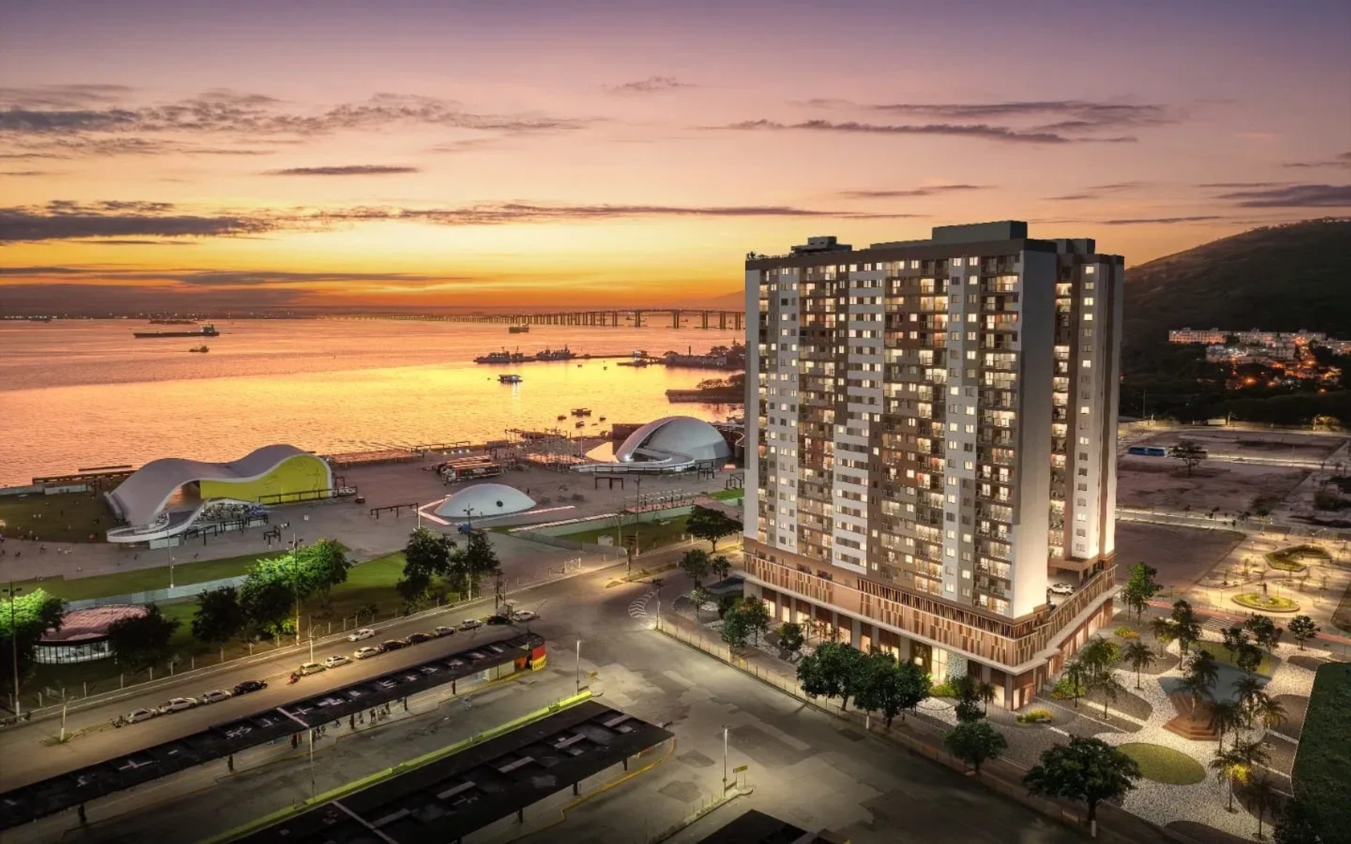 The Pier Residencial — fachada