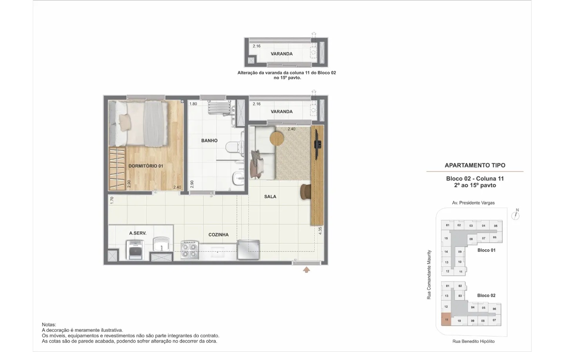 Saudosa Praça Onze Residencial — planta 7