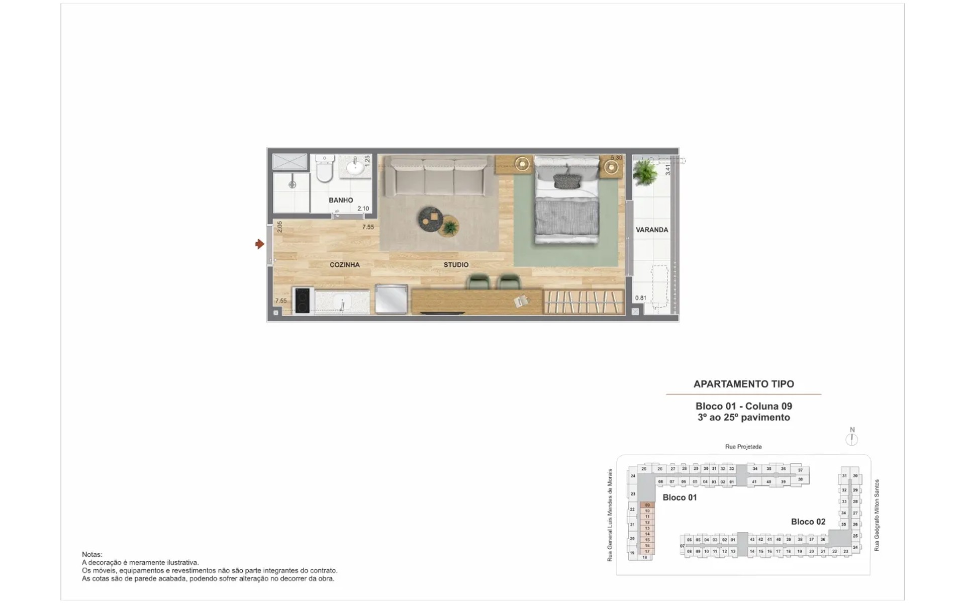Residencial Pixinguinha - Condomínio Carinhoso — planta 2