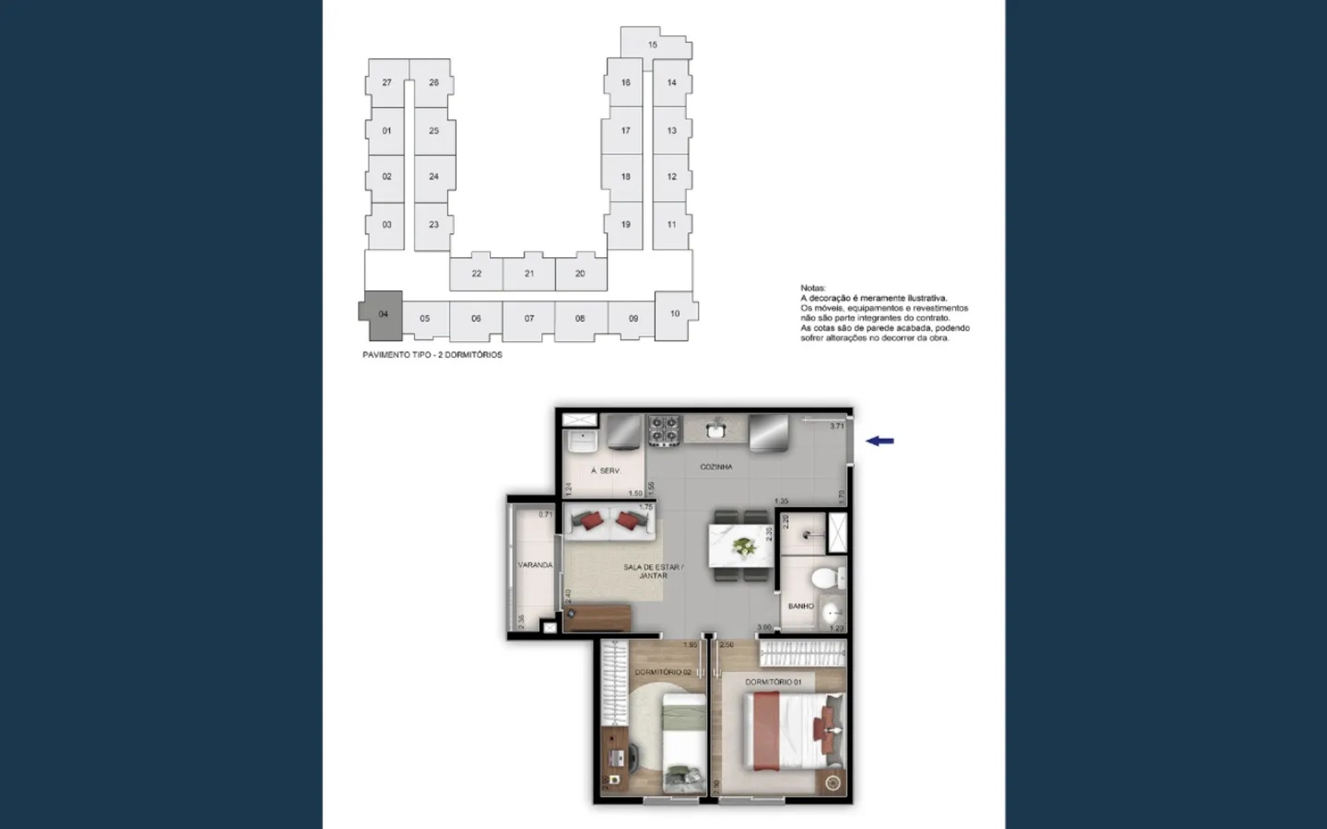 Residencial Porto Maravilha — planta 4