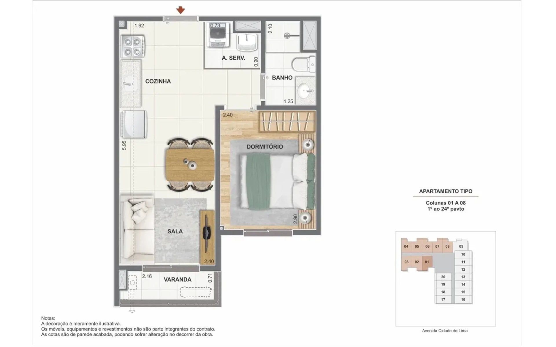 Ciata Residencial — planta 1