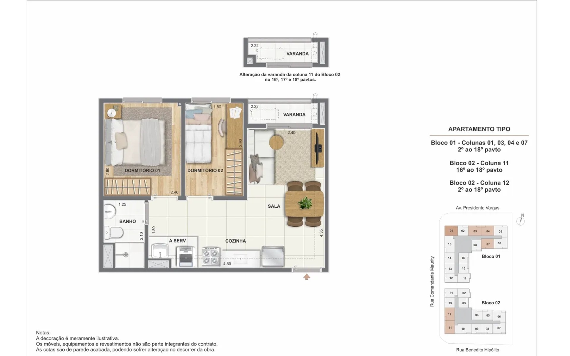 Saudosa Praça Onze Residencial — planta 6