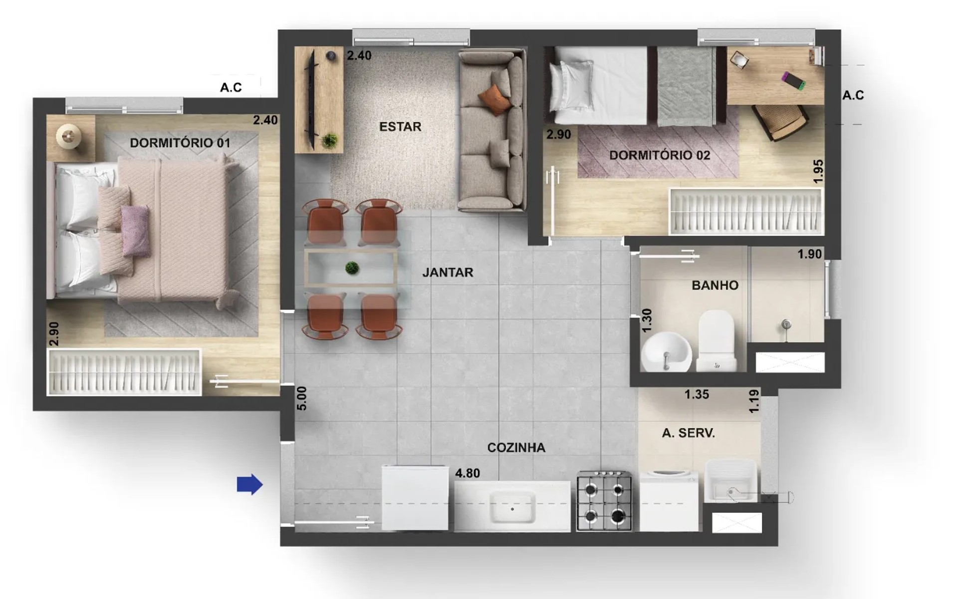 Completo Parque Brito III — planta 5