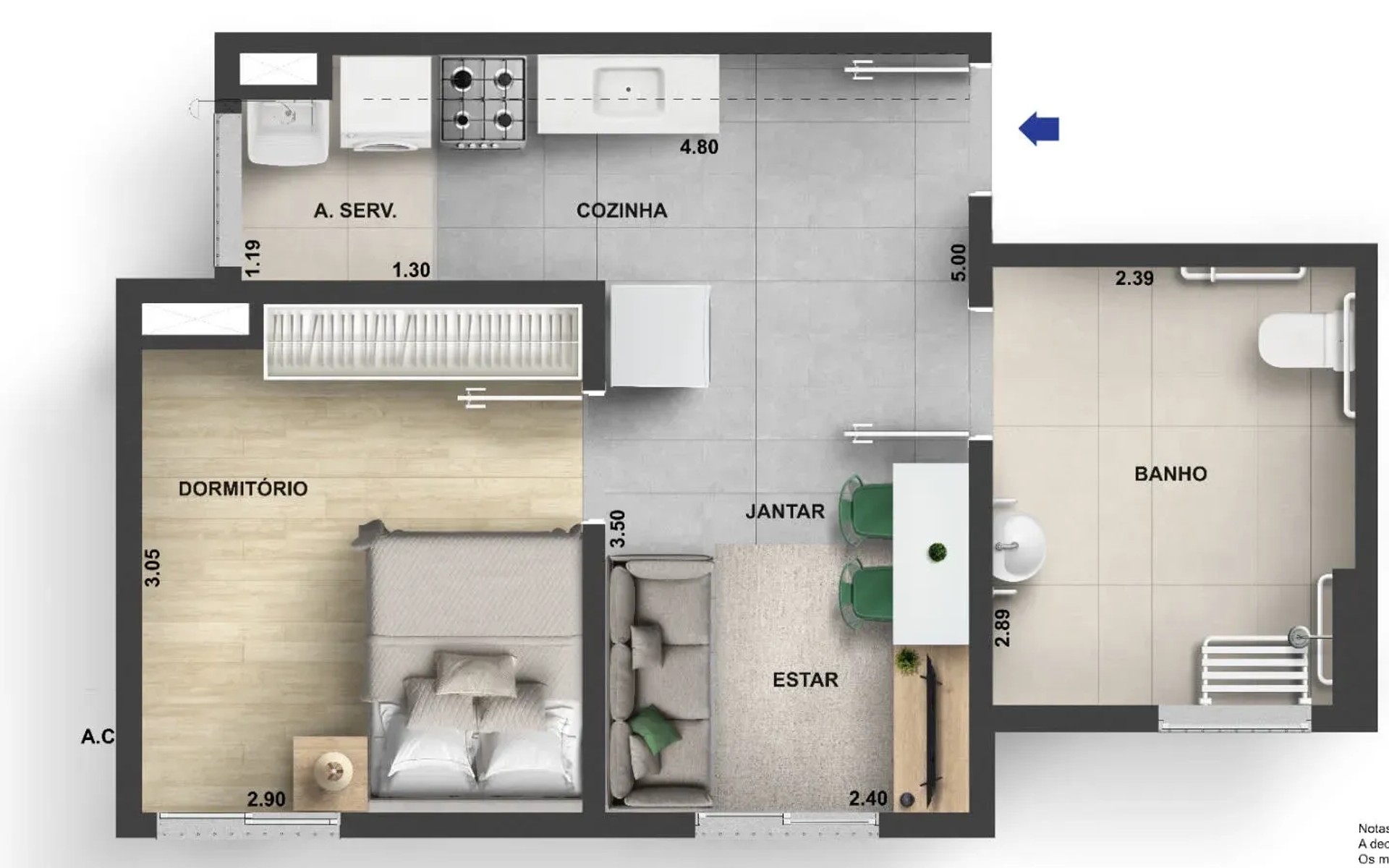 Completo Parque Brito III — planta 1