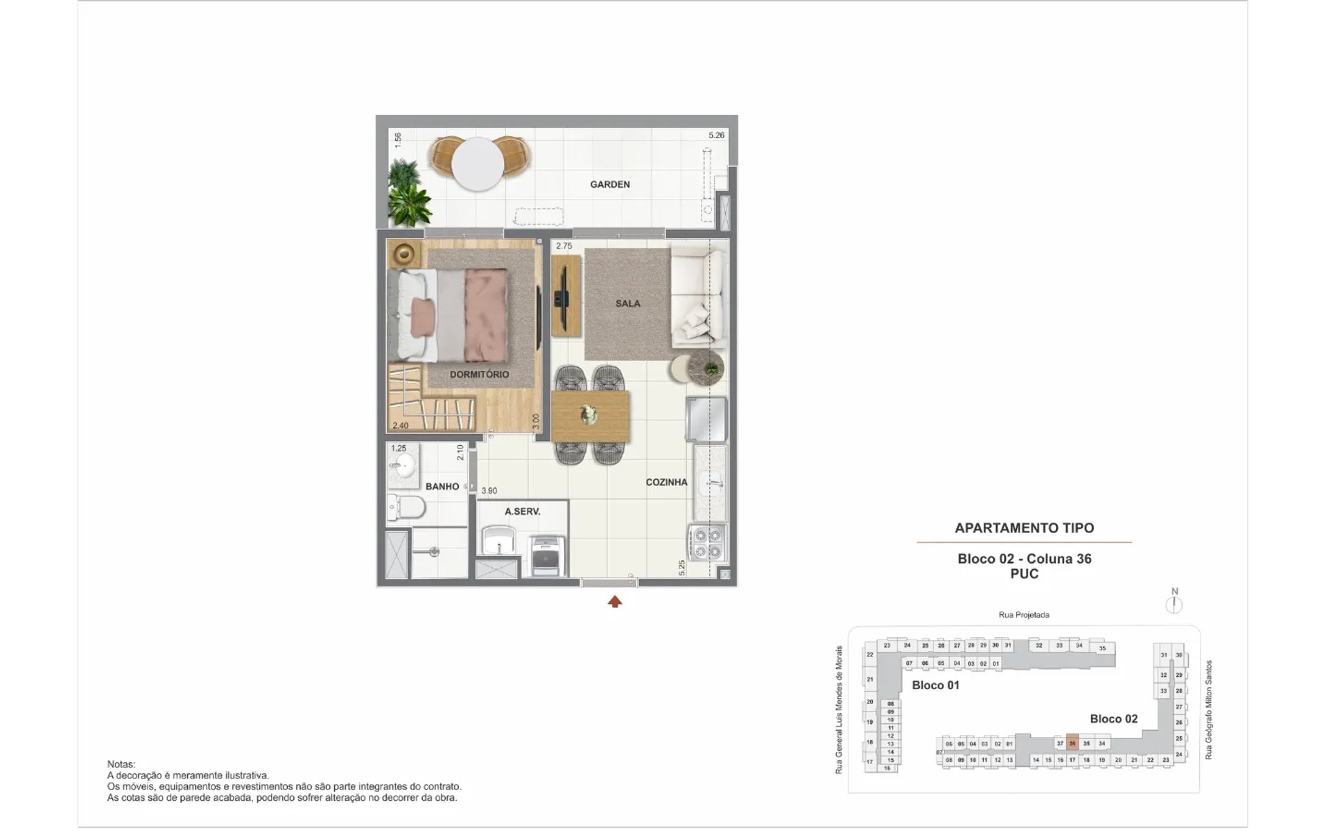 Residencial Pixinguinha - Condomínio Carinhoso — planta 8