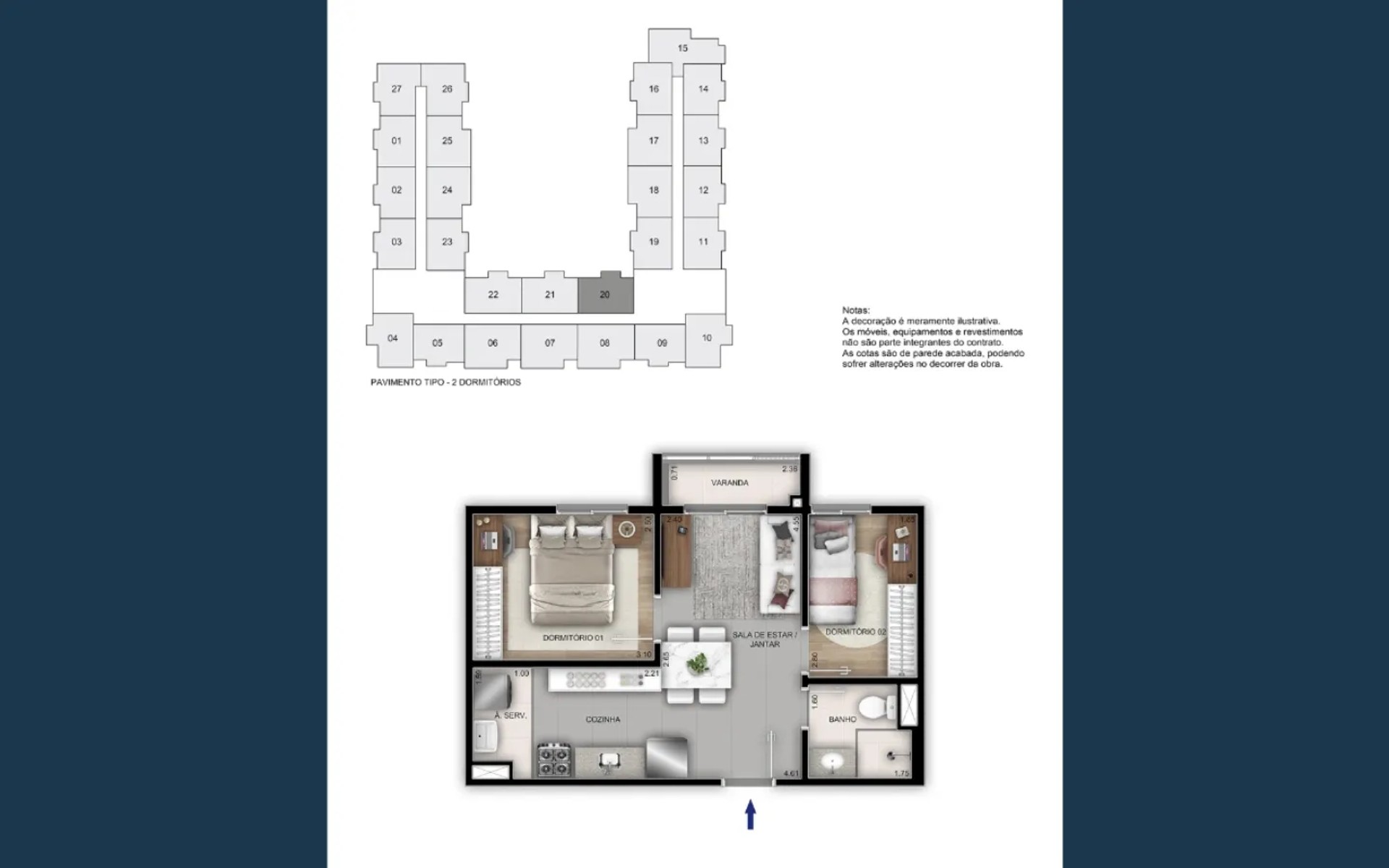 Residencial Porto Maravilha — planta 6
