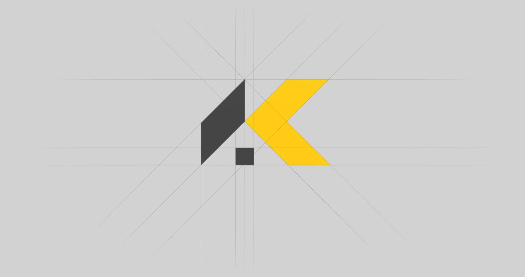 Costruzione geometrica del logo Workond