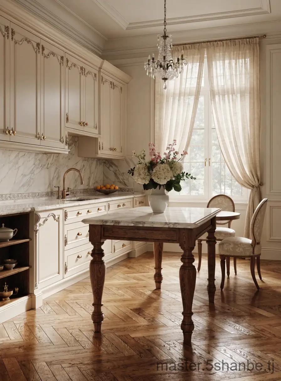 ремонт кухни классика