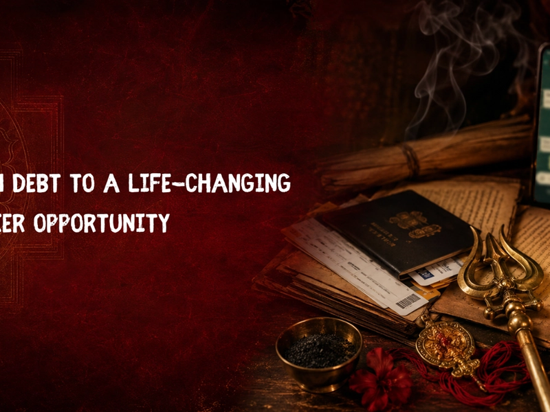 From Debt to a Life-Changing Career Opportunity: A Real Tantric Consultation & Ritual Guidance Case Study