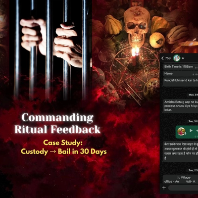 Commanding Ritual Feedback: How a Custody Case Moved Toward Bail in 30 Days