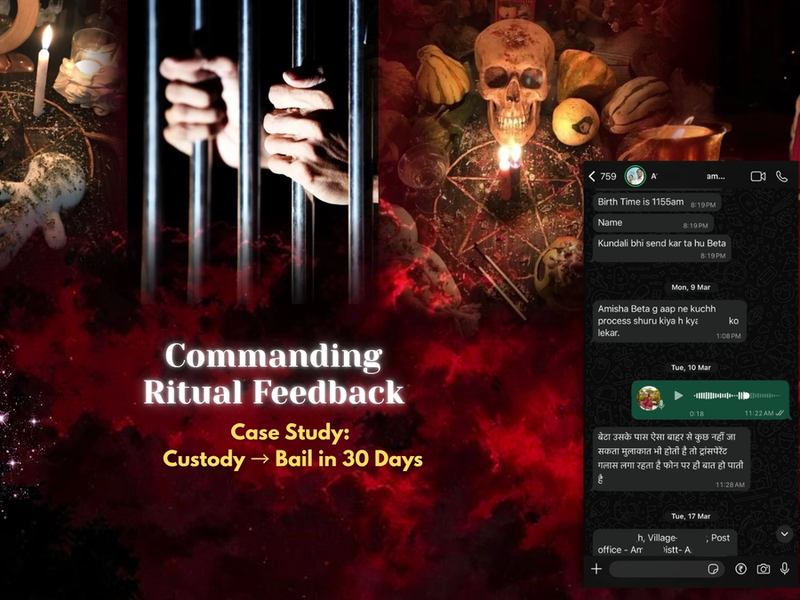 Commanding Ritual Feedback: How a Custody Case Moved Toward Bail in 30 Days