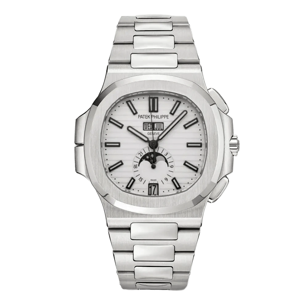 Patek Philippe Nautilus Annual Calendar Moonphase Steel Bracelet