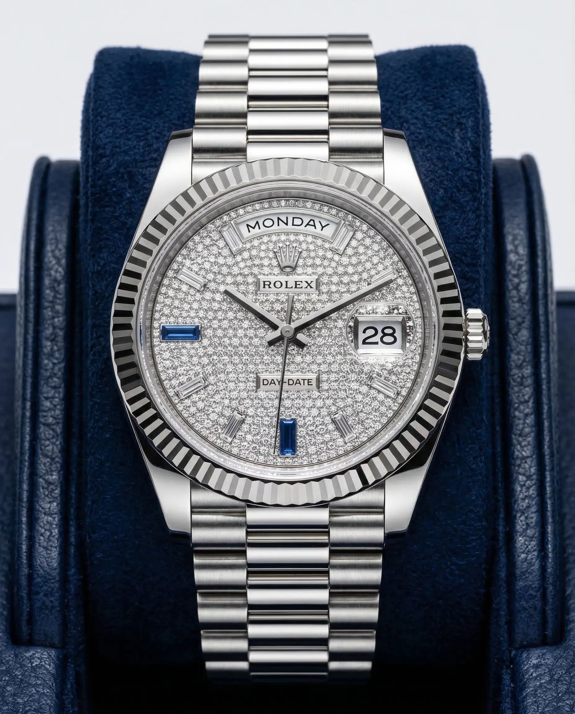Rolex Day-Date 40 Platinum Diamond
