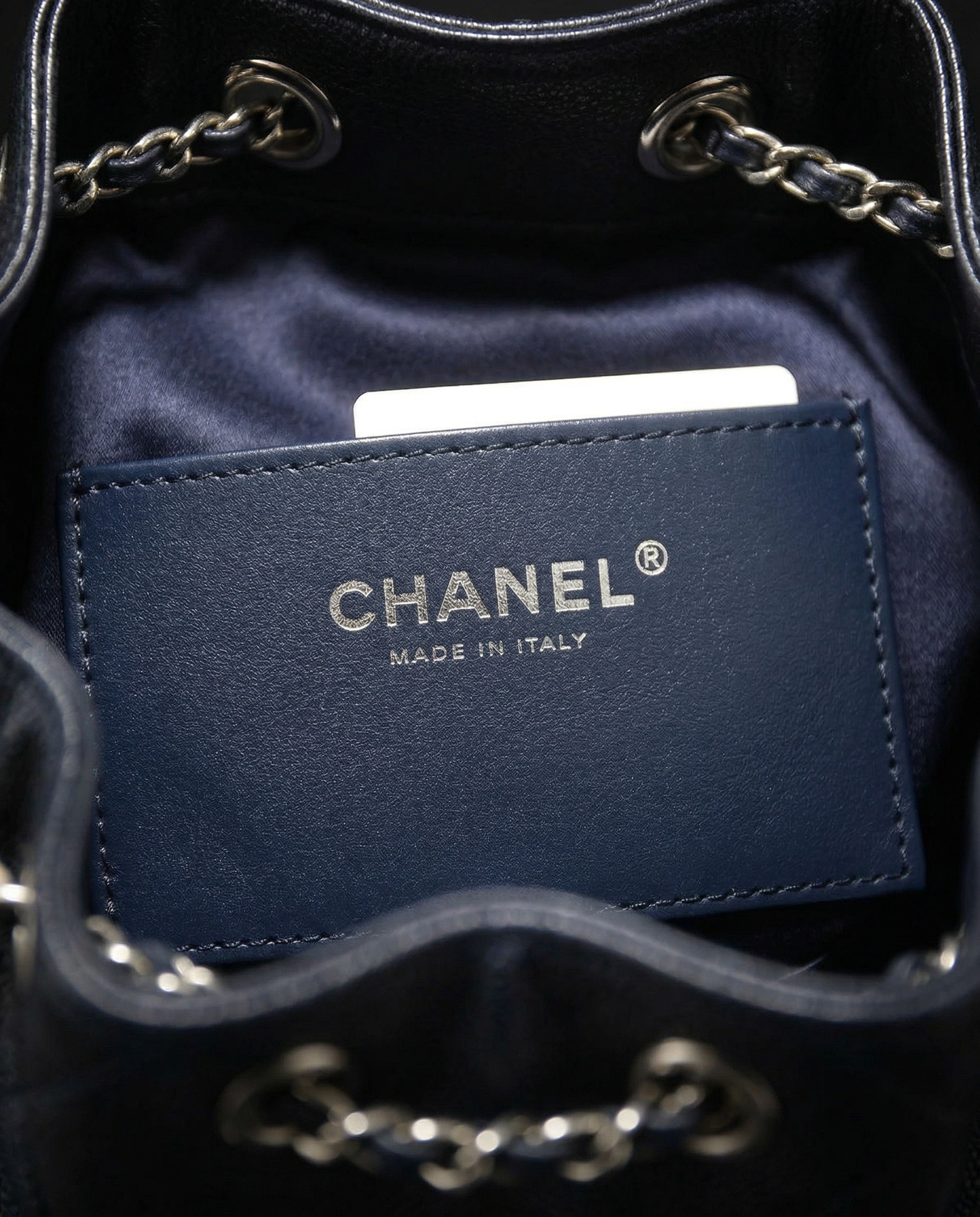 Chanel 25 Hobo Bag Mini Caviar Black Palladium Hardware