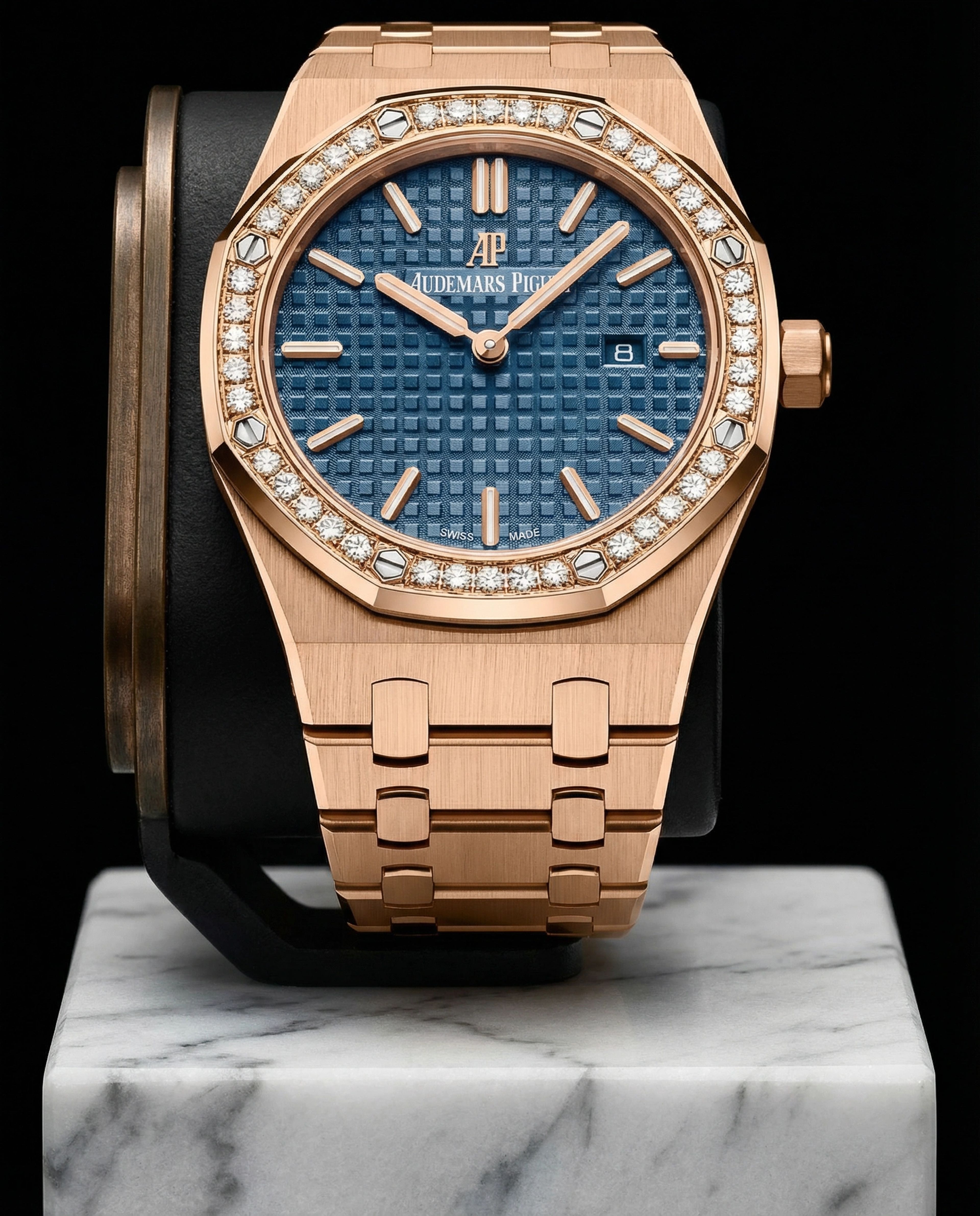 Audemars Piguet Royal Oak Quartz Diamond Rose Gold